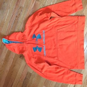 Under Armour Orange Men's Hoodie Men's Medium